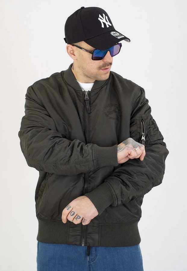 Kurtka Pit Bull Przejściowa Hacket Washed dark green