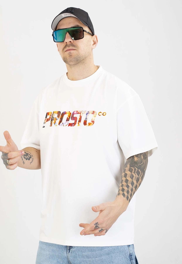 T-shirt Prosto Rated ecru