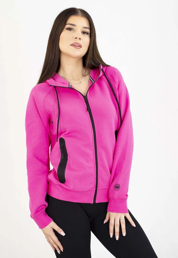 Bluza Pit Bull Z Kapturem ZIP Explory candy pink