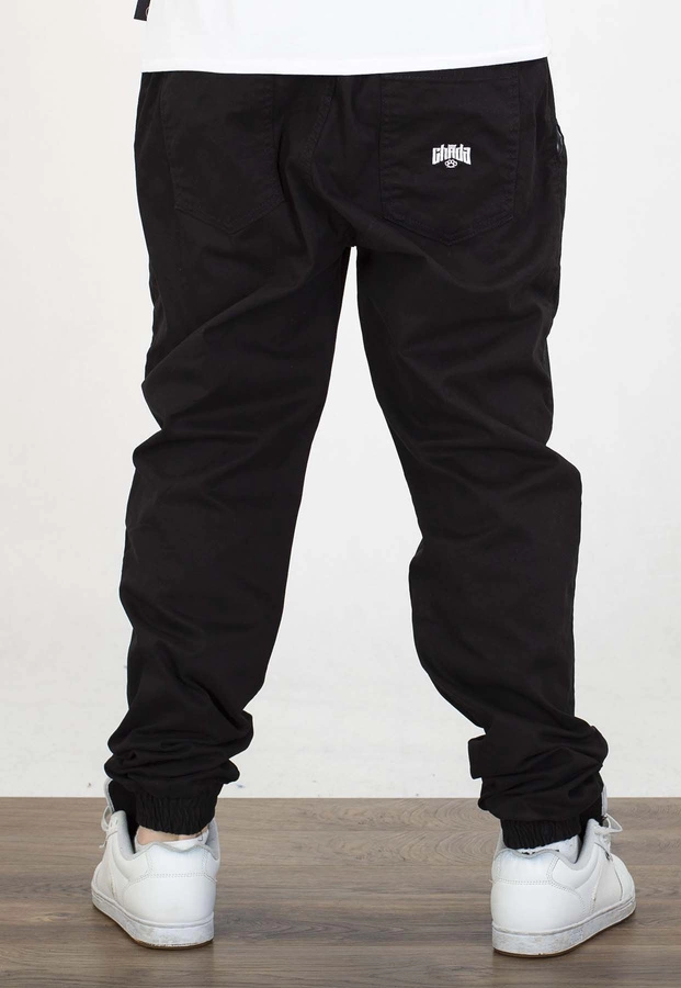 Spodnie Chada Proceder Jogger Chino Kastet Logo czarne