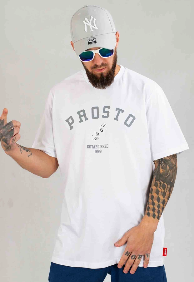 T-shirt Prosto Dice biały