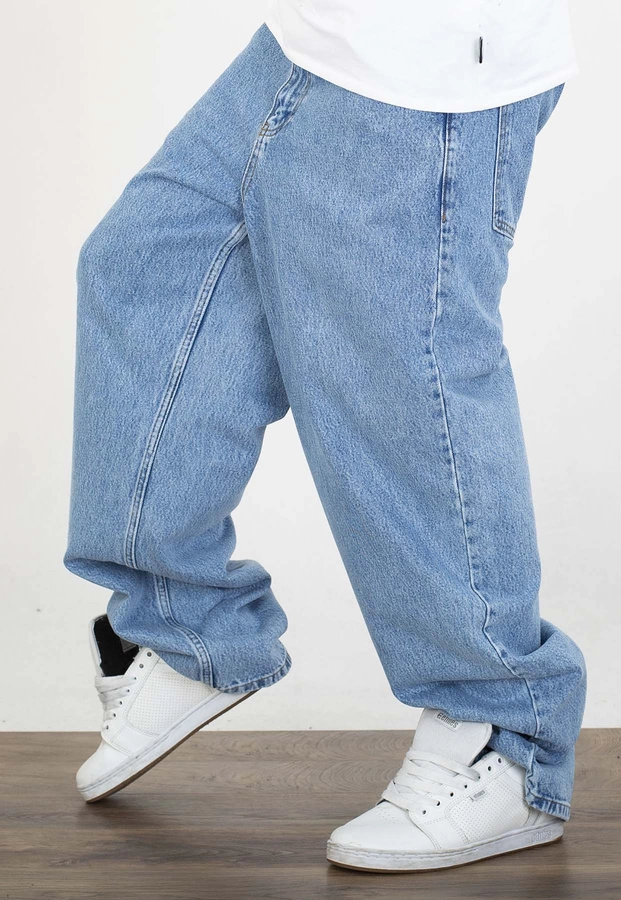Spodnie Jigga Wear New Outline Super Baggy Jeans blue