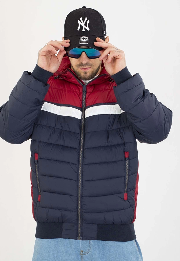 Kurtka Pit Bull Zimowa Rubio dark navy red