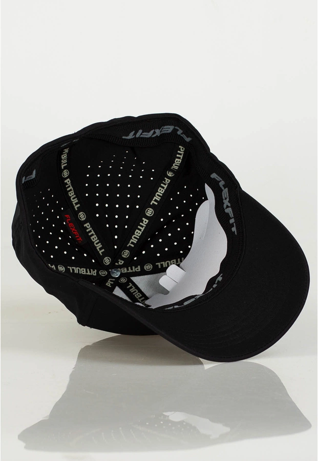 Czapka Full Cap Pit Bull Logo Tech With Perforated czarna