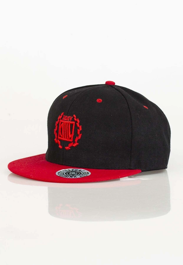 Czapka Snapback Diil Laur czarno czerwona