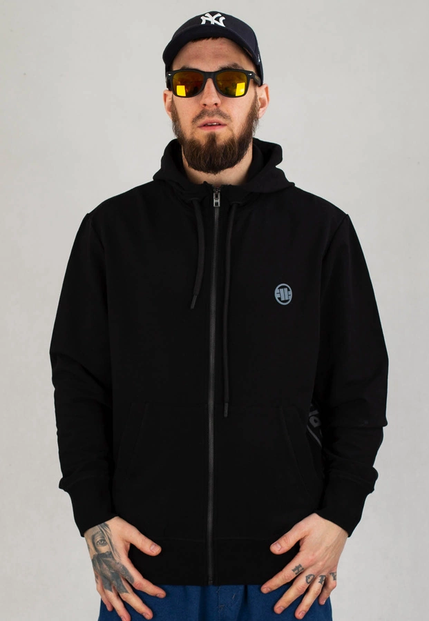 Bluza Pit Bull Hooded Zip French Terry Lotus czarna