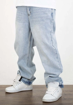 Spodnie Prosto Regular Bunker niebieskie