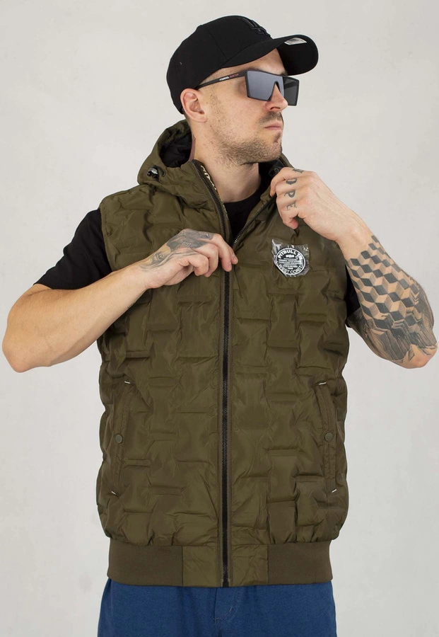 Bezrękawnik Pit Bull Vest Carver Quilted oliwkowy