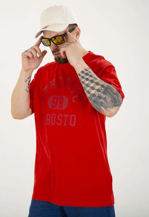 T-shirt Prosto Athletic czerwony