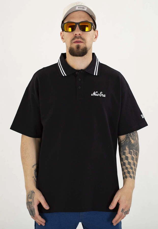 T-shirt Polo New Era Ne Drop Shoulder 60667813 czarny