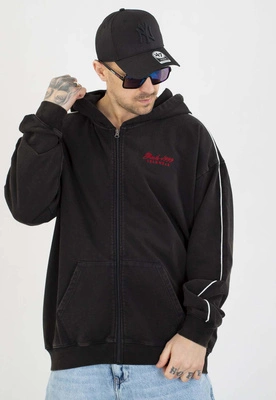 Bluza Prosto Z kapturem ZIP Team washed black