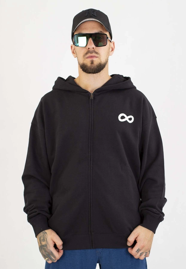 Bluza Prosto Z kapturem ZIP Infinity czarna
