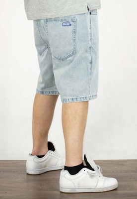 Spodenki Mass Jeans Relax Fit Box light blue
