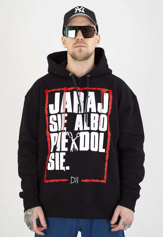 Bluza Demonologia Z Kapturem Jaraj Się czarna