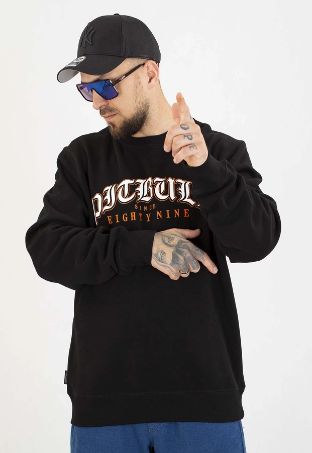 Bluza Pit Bull Bez Kaptura Tattoo czarna