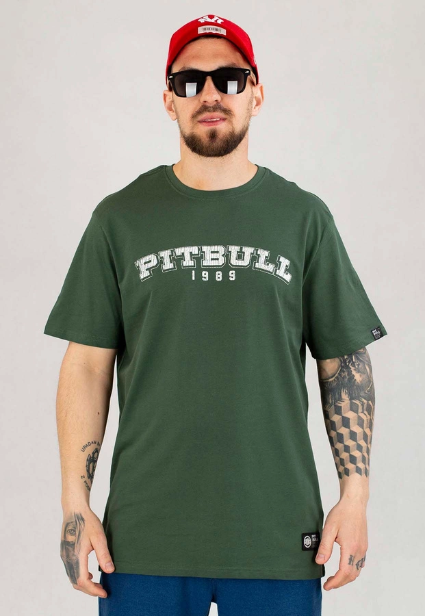 T-shirt Pit Bull Born In 1989 zielony