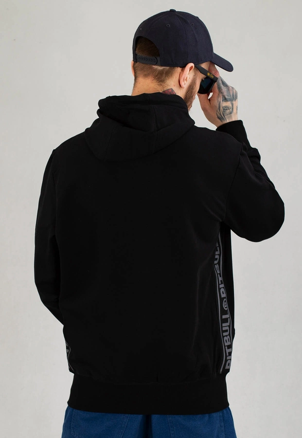 Bluza Pit Bull Hooded Zip French Terry Lotus czarna