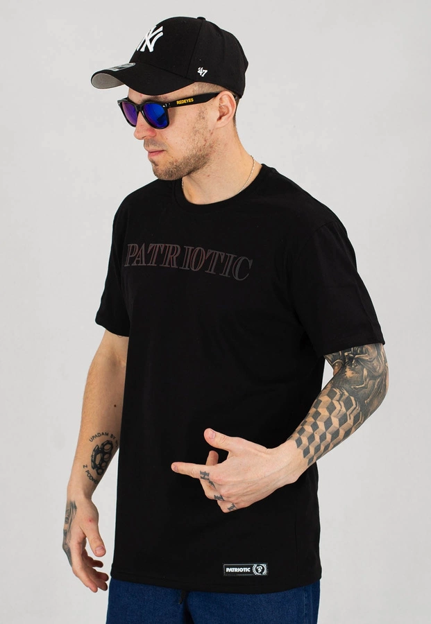 T-shirt Patriotic Red Shadow czarny