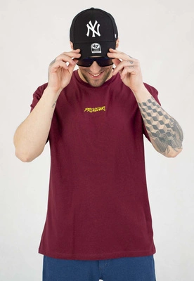 T-shirt Chada Proceder Mini Tag bordowy