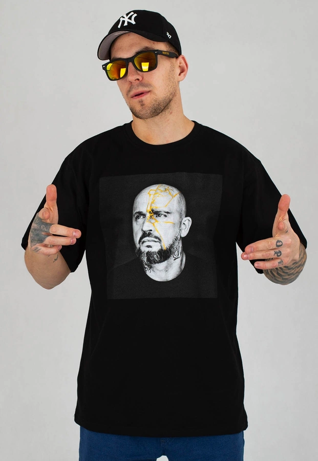 T-shirt RPS Rysiu Peja Solufka Black Album czarny