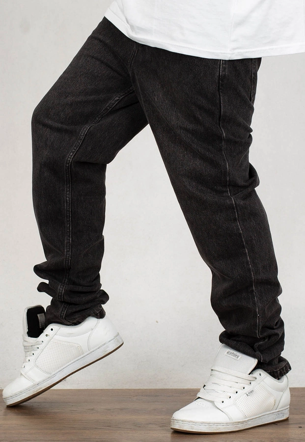 Spodnie Mass Tapered Fit Signature 2.0 black washed