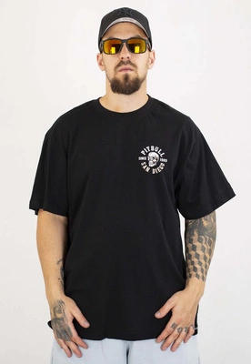 T-shirt Pit Bull Loose Fit Skull Logo 210 black