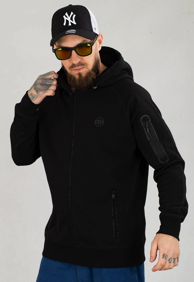 Bluza Pit Bull Hooded Zip Hermes czarna