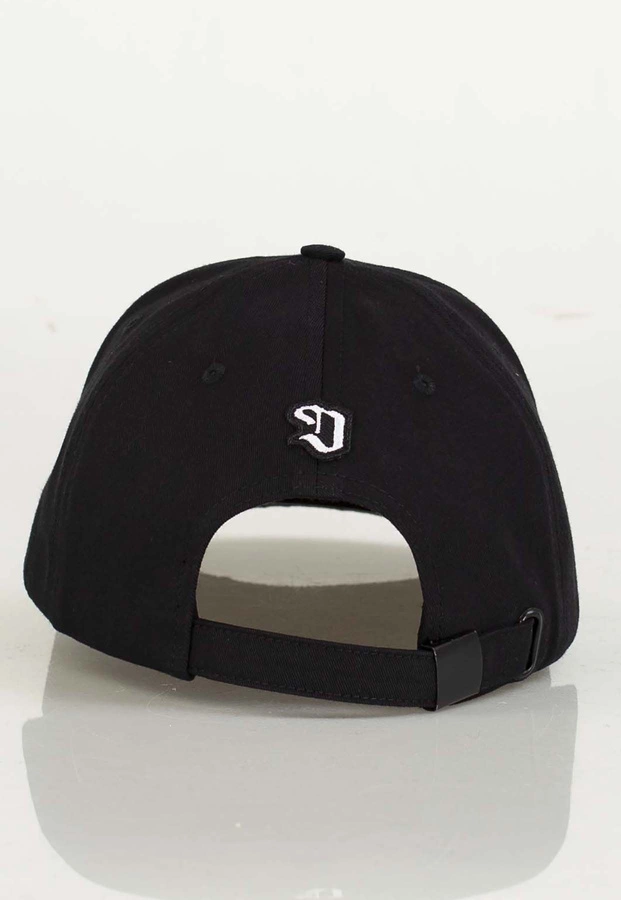 Czapka 6Panel Diil czarno czerwona