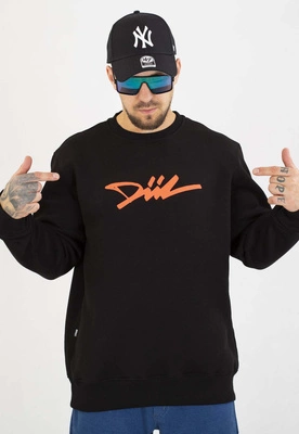 Bluza Diil Bez Kaptura Odblask czarna