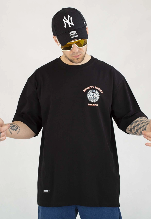 T-shirt Mass Stamp czarny