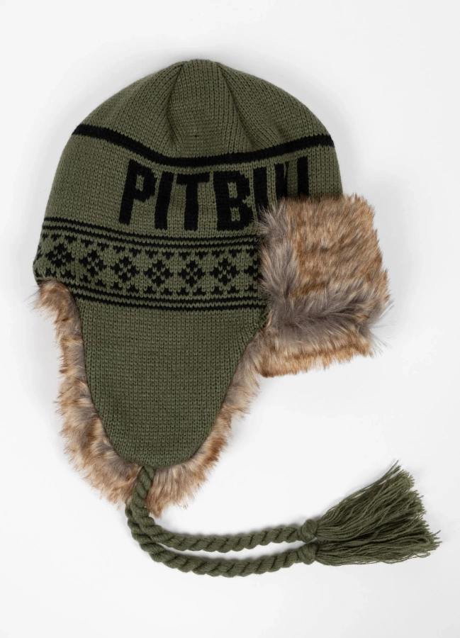 Czapka Pit Bull Zimowa Mission Bay olive