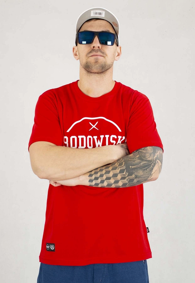 T-shirt Środowisko Miejskie Theme czerwono biały