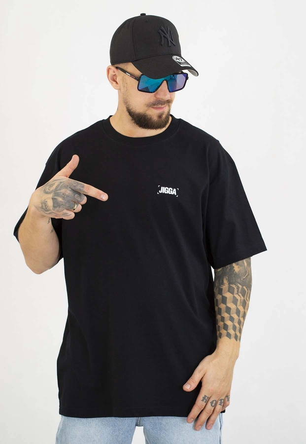 T-shirt Jigga Wear Baggy Moon czarny