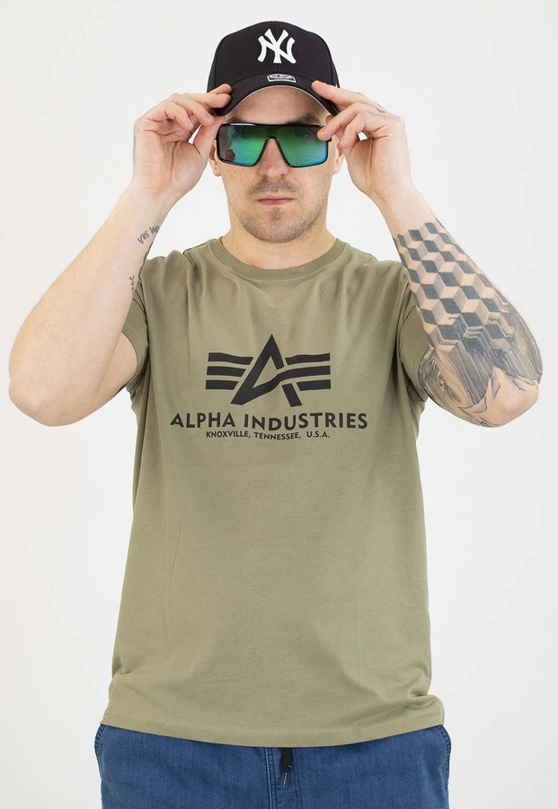 T-shirt Alpha Industries Basic 100501 oliwkowy