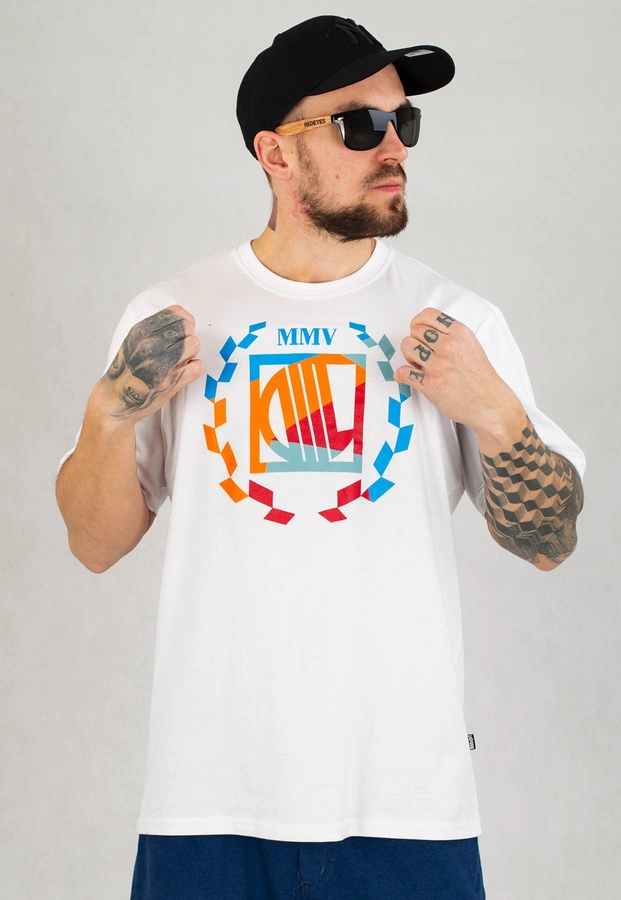 T-shirt Diil Laur Kolor biały