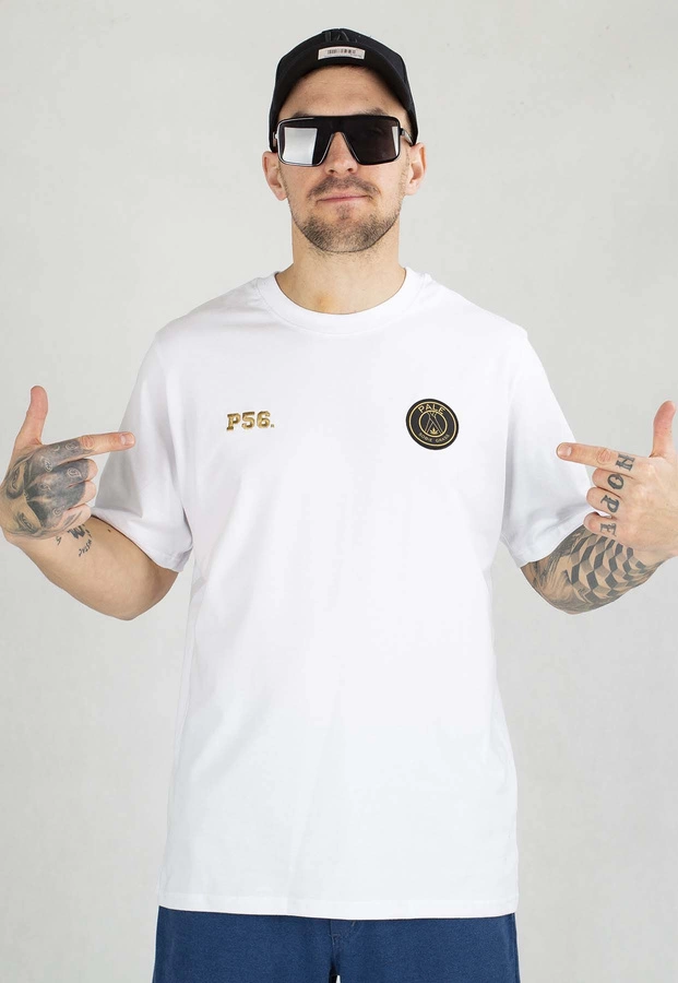 T-shirt Dudek P56 Palę Grass biały