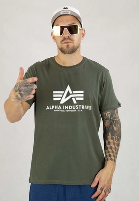 T-shirt Alpha Industries Basic 100501 oliwkowy
