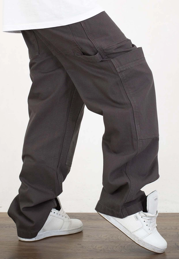 Spodnie Prosto Pants Utility sprane ciemne szare