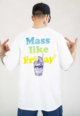 T-shirt Mass Friday biały
