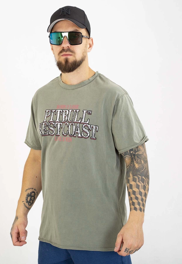 T-shirt Pit Bull Ace Of Spades II 190 muted green