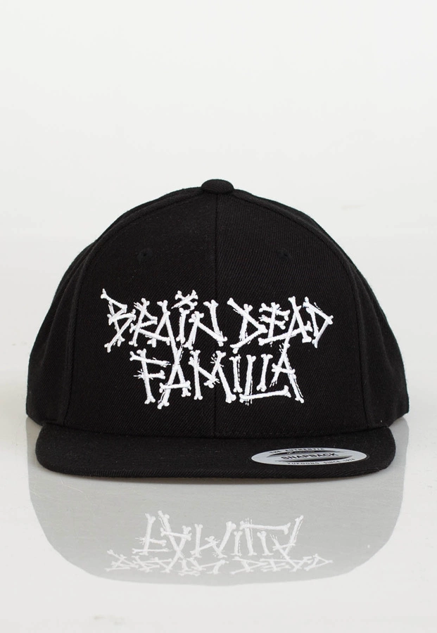 Czapka Snapback Brain Dead Familia Bones czarna