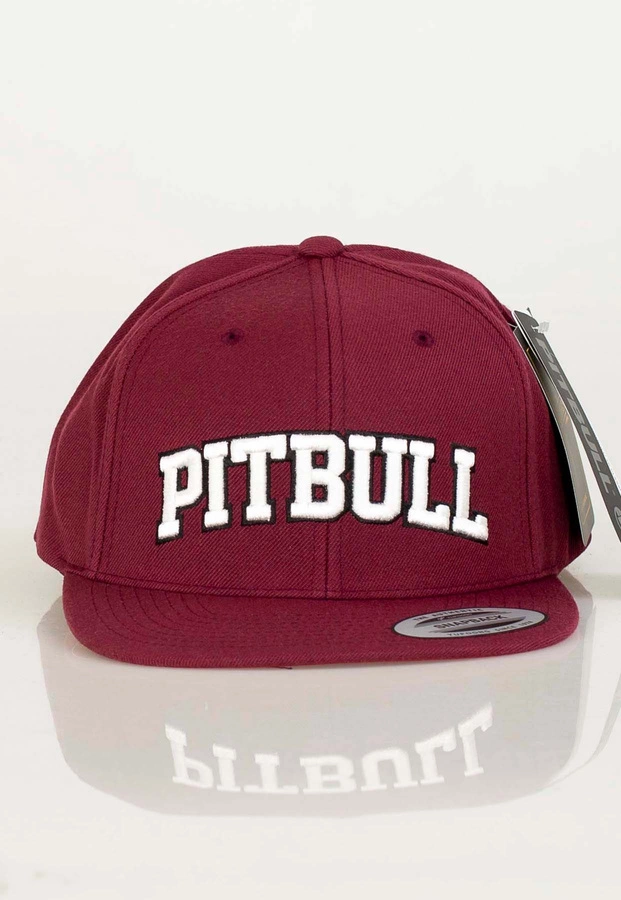 Czapka Snapback Pit Bull PITBULL YP Classic Premium bordowa