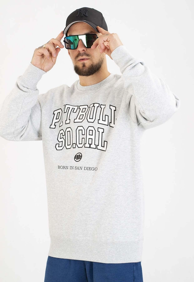 Bluza Pit Bull Bez Kaptura So Cal grey melange
