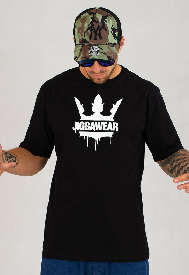 T-shirt Jigga Wear Painted Logo czarny
