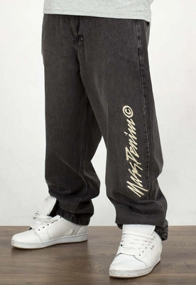 Spodnie Mass Jeans Extra Baggy Fit Initials black washed