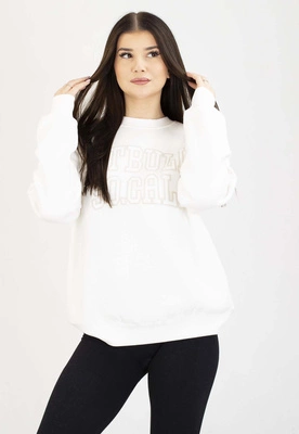 Bluza Pit Bull Bez Kaptura Oversize Fiora white