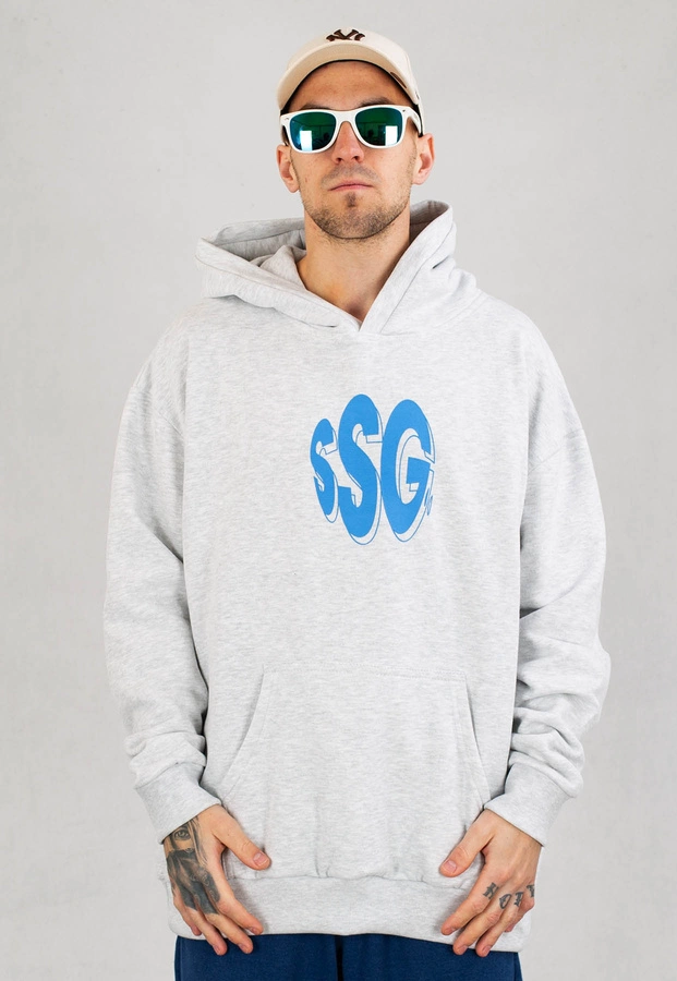 Bluza SSG Baggy Ball szara bielona