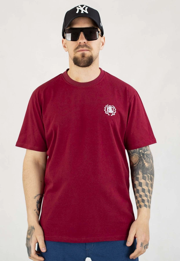 T-shirt Diil Small bordowy