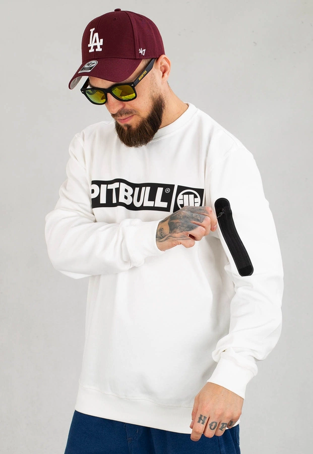 Bluza Pit Bull Crewneck Beyer biała