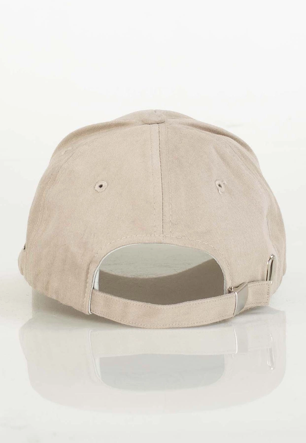 Czapka Snapback Ciemna Strefa CS Gotyk beżowa